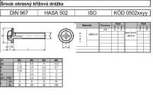 Obrázek ke kategorii 54 - šroub okrasný  H50200ZB